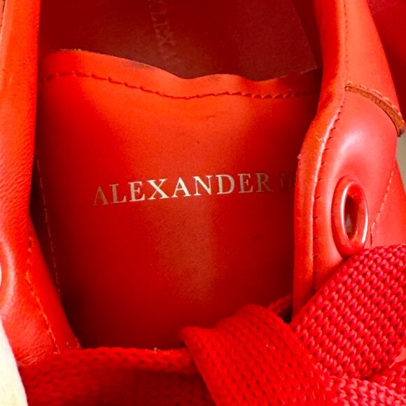 Alexander Mcqueen All Red Sneaker trainers - Women’s sz 8.5 US (EU 39) *RARE - Picture 6 of 10